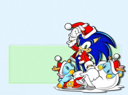 Christmas Sonic     1024x768 christmas, sonic, 
