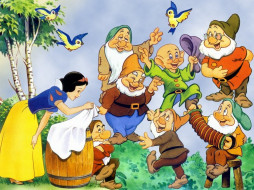      1024x768 , snow, white, and, the, seven, dwarfs, disney, , 