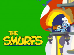  обои для рабочего стола 1024x768 мультфильмы, the, smurfs