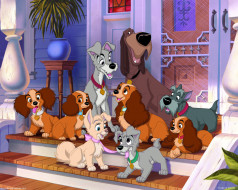 Lady and the Tramp II: Scamp`s Adventure     1280x1024 lady, and, the, tramp, ii, scamp`s, adventure, 