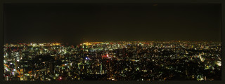 Tokyo Night Panorama     3200x1200 tokyo, night, panorama, , , 