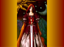 maiden, with, sword, , 