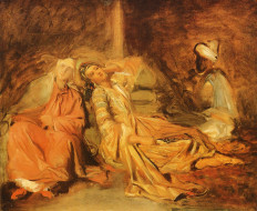 Chasseriau Theodore - Harem     2689x2210 chasseriau, theodore, harem, , 