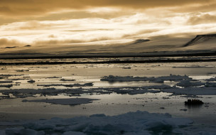arctic, sunset, , , 