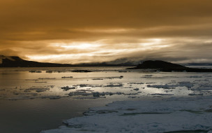 arctic, sunset, , , 