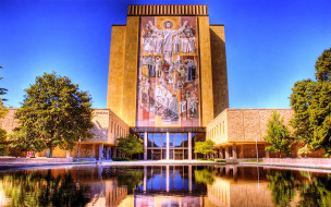      1920x1200 , , , indiana, university of notre dame, theodore hesburgh library