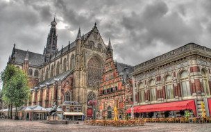 Cathedral of Saint Bavo - Haarlem, Netherlands     1920x1200 , , , , , haarlem, netherlands