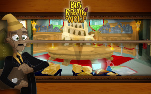 Big Brain Wolf     1680x1050 big, brain, wolf, , 