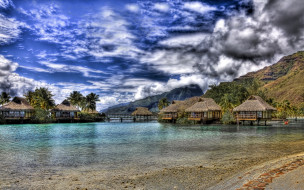 Moorea Bungalows     1920x1200 moorea, bungalows, , 