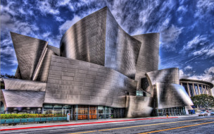 Walt Disney Concert Hall, Los Angeles     2560x1600 walt, disney, concert, hall, los, angeles, , , 