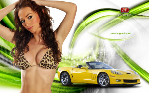 Corvette Grand Sport обои для рабочего стола 1680x1050 corvette, grand, sport, автомобили, авто, девушками