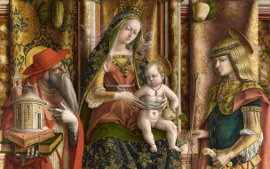 Carlo Crivelli La Madonna della Rondine (The Madonna of the Swallow)     1920x1200 