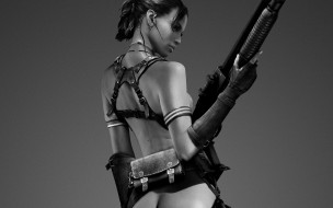 Sheva. Resident Evil 5. Gray обои для рабочего стола 1920x1200 sheva, resident, evil, gray, видео, игры