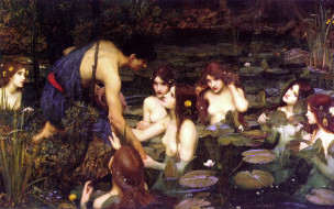 John William Waterhouse: Hylas and the Nymphs     1920x1200 john, william, waterhouse, hylas, and, the, nymphs, 