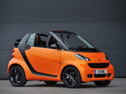 smart, fortwo, cabrio, night, orange, uk, spec, 