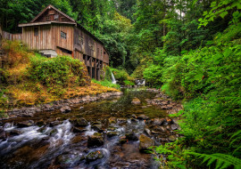 Cedar Creek Grist Mill - Woodland, Washington     2048x1445 cedar, creek, grist, mill, woodland, washington, , , , , , , , , 