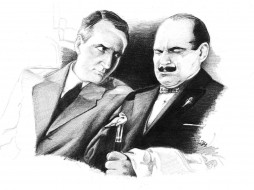 Poirot and Hastings     1920x1440 poirot, and, hastings, , , 