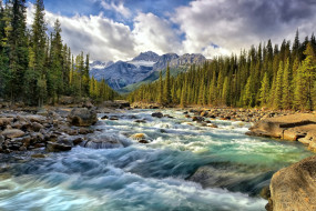 Banff National Park, Alberta, Canada     2048x1366 banff, national, park, alberta, canada, , , , , , , mistaya, river, , , , , 