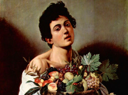 Boy with fruit basket by Caravaggio     1600x1200 boy, with, fruit, basket, by, caravaggio, , , , 