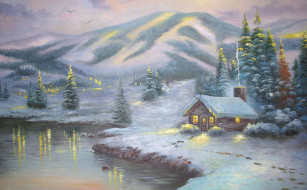 Thomas Kinkade     2857x1772 thomas, kinkade, , , , 