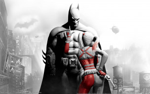 Batman: Arkham City     1920x1200 batman, arkham, city, , , harley, quinn