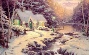 Thomas Kinkade     2560x1600 thomas, kinkade, , , , , , , , 