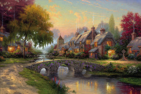 Thomas Kinkade     3296x2199 thomas, kinkade, 