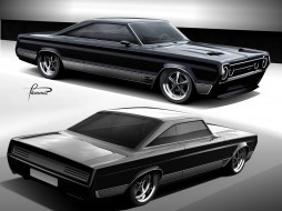 1966 Plymouth Pro Touring Concept     1920x1440 1966, plymouth, pro, touring, concept, , , 