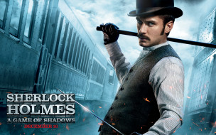 Sherlock Holmes: A Game of Shadows     1920x1200 sherlock, holmes, game, of, shadows, , , watson, , , jude, law