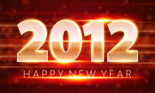 праздничные, векторная, графика, новый, год, праздник, 2012, дракона, наступающий, красный, оранжевый, happy, new, year