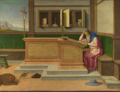Vincenzo Catena - Saint Jerome in his Study     3000x2300 vincenzo, catena, saint, jerome, in, his, study, 