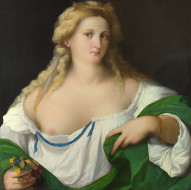 Palma Vecchio - A Blonde Woman     2595x2593 palma, vecchio, blonde, woman, 