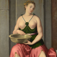 Giovanni Battista Moroni - The Vestal Virgin Tuccia     1677x1676 giovanni, battista, moroni, the, vestal, virgin, tuccia, 