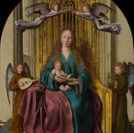 Quinten Massys - The Virgin and Child Enthroned, with Four Angels     2074x2073 quinten, massys, the, virgin, and, child, enthroned, with, four, angels, 