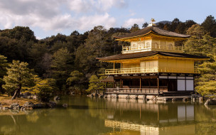 The Golden Pavilion     2880x1800 the, golden, pavilion, , , , , kyoto, japan