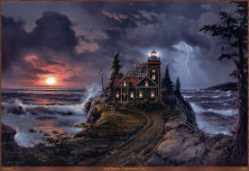 Jesse Barnes - Lighthouse Cove     2251x1555 jesse, barnes, lighthouse, cove, , , , , , , , , , 