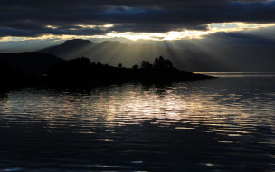 Onarheisms Fjord Sunrise     3544x2215 onarheisms, fjord, sunrise, , , , , 
