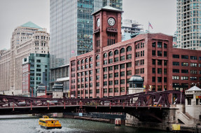      2560x1700 , , , illinois, chicago, usa, monarch, foods, building, river, north, 