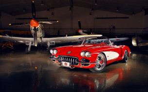      1920x1200 , corvette, chevrolet, 1959, custom, c1