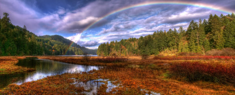 goldstream, park, outside, of, victoria, , , rainbow