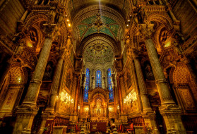 Basilique Notre Dame de Fourviere, Lyon     3736x2549 basilique, notre, dame, de, fourviere, lyon, , , , 
