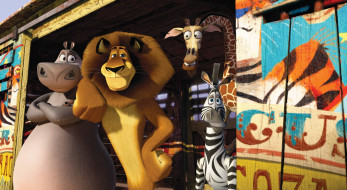 Madagascar 3: Europe`s Most Wanted     2000x1098 madagascar, europe`s, most, wanted, , , 3