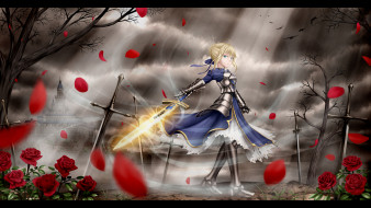 saber     2489x1400 saber, , fate, stay, night
