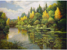 Landscape     2560x1920 landscape, , mark, kalpin, lake, nature, art