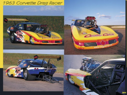 Chevrolet Corvette Drag Racer     1024x768 chevrolet, corvette, drag, racer, , hotrod, dragster
