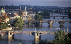 Bridges in Prague     2560x1600 bridges, in, prague, , , , , , 