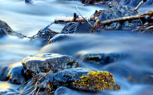 SMOOTH WATER FLOW     1920x1200 smooth, water, flow, , , , , , 