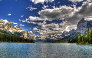Maligne Lake, Jasper National Park, Canada     1920x1200 maligne, lake, jasper, national, park, canada, , , , , , 