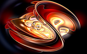 Sphere in a shell     2560x1600 sphere, in, shell, 3, , fractal, , 