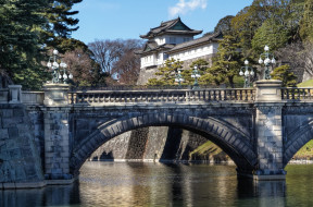 imperial, palace, tokyo, japan, , , , , nijubashi, bridge, , 